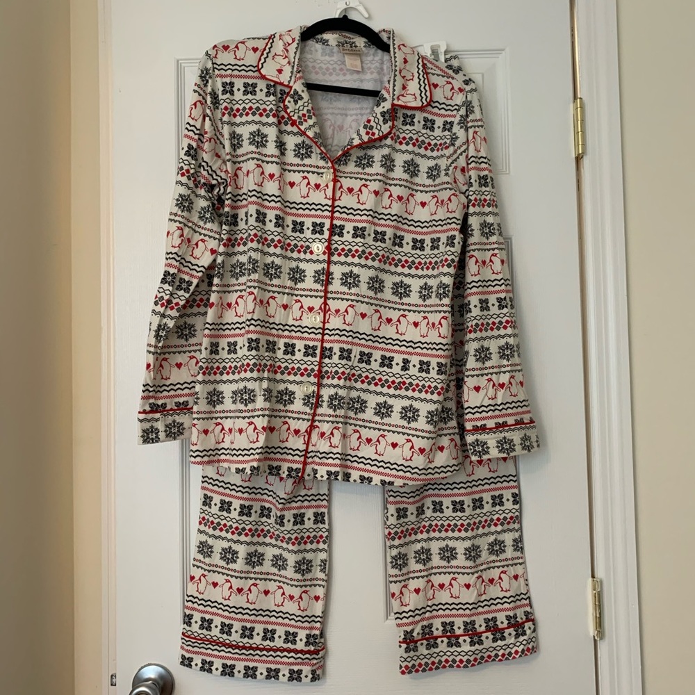 BedHead Red and White Pajama Set for Cozy Nights